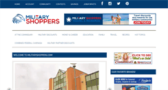 Desktop Screenshot of militaryshoppers.com
